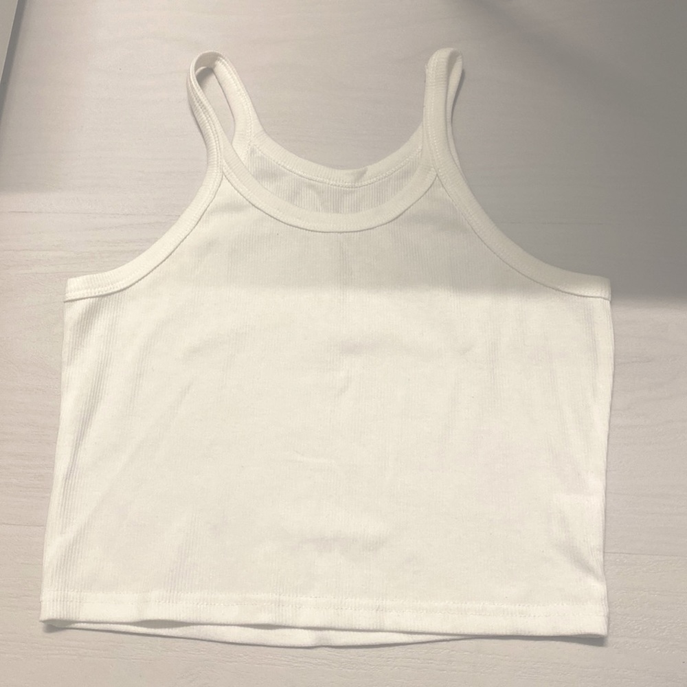 White Crop Top